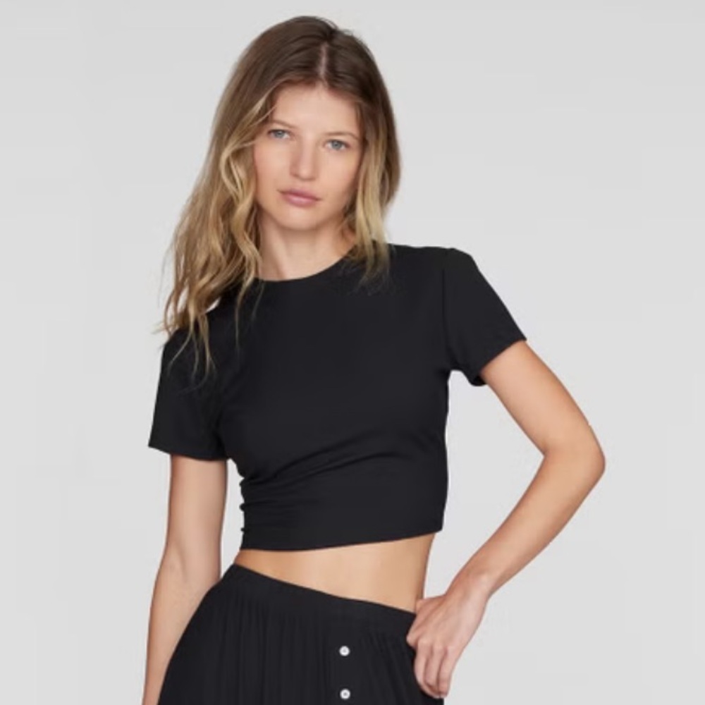 Nwt THE BABY TEE - MODAL SILK RIB